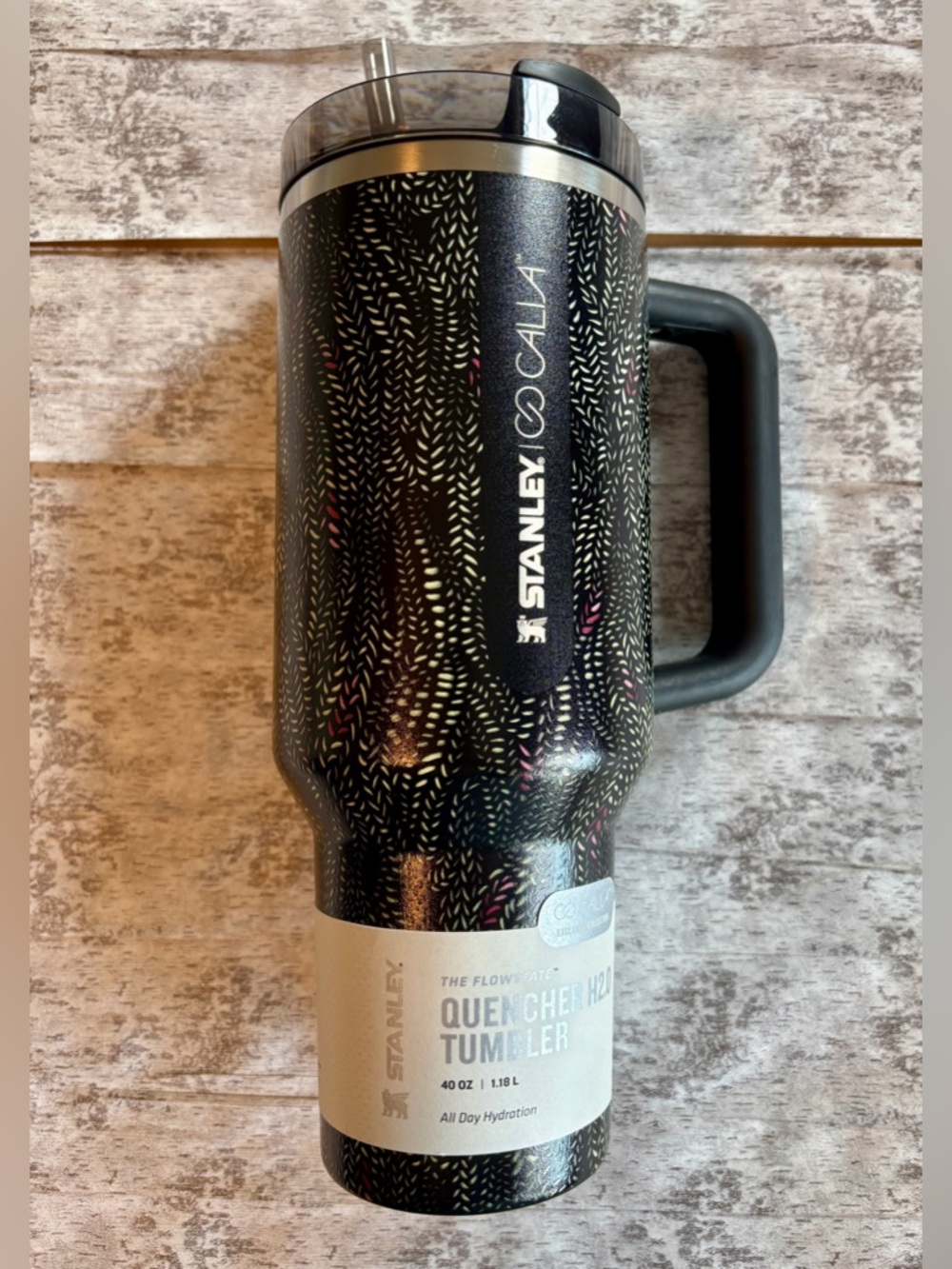 NEW w/Tags STANLEY Black CALIA Exclusive Collection 40 oz. Quencher H2.0 Tumbler